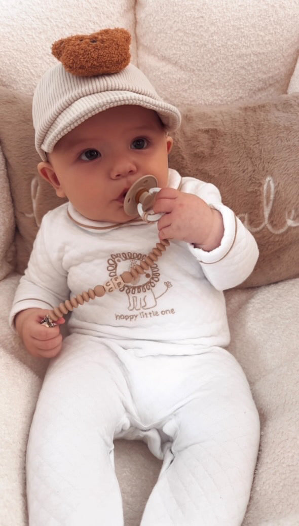 Personalised INITIAL Dummy Soother Clips