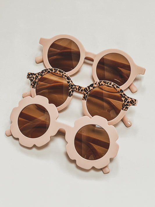 Blush Leopard Print Sunglasses