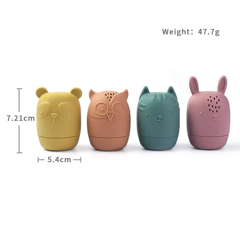 Animal Squirter Bath Toy (set of four)