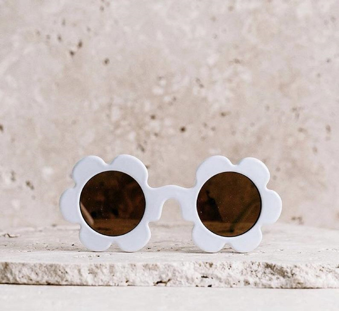 White Flower Sunglasses