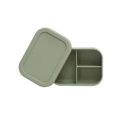 Silicone Bento Lunch Box & Utensils Bundle