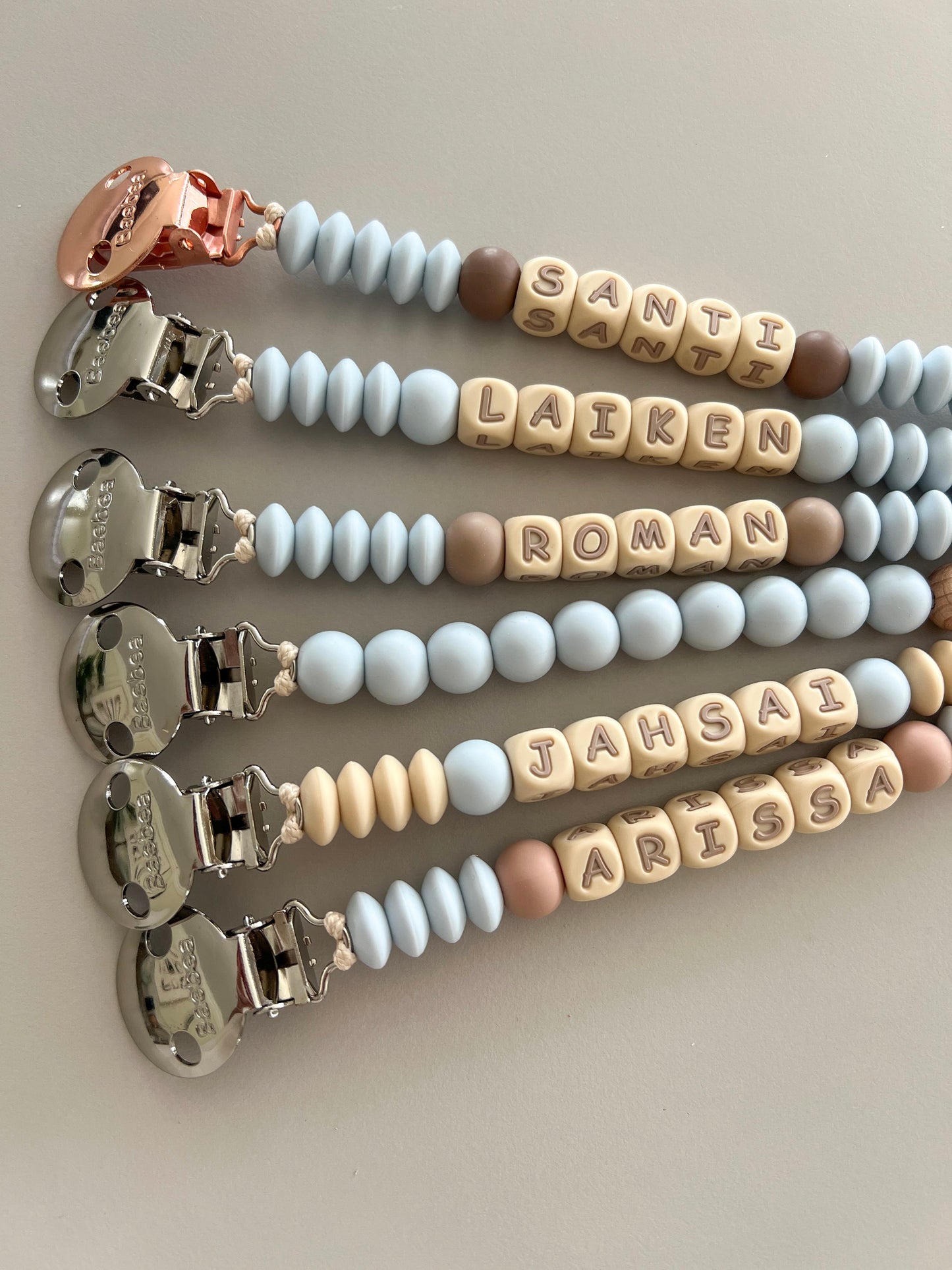 Personalised Dummy Soother Clip