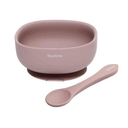 Silicone Suction Bowl & Spoon set